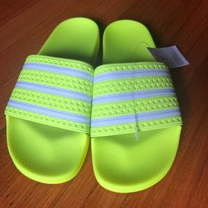 Adidas Adilette Solar Yellow Slides